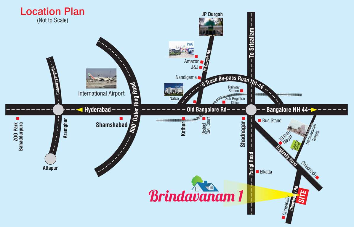  brindavanam Location Plan