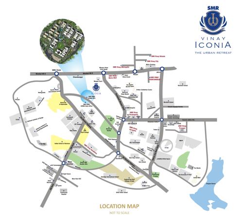  vinay-iconia-phase-i-i-block-4-is-named-as-shivalik Location Plan
