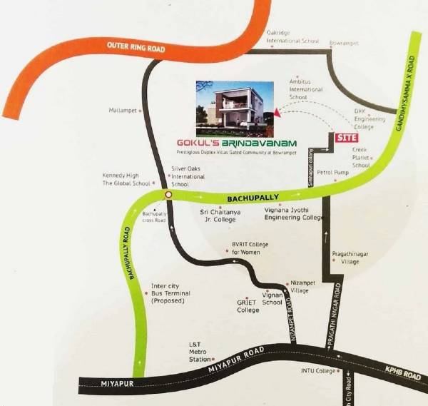  nandanam Location Plan