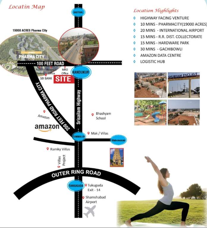  shubham enclave Location Plan