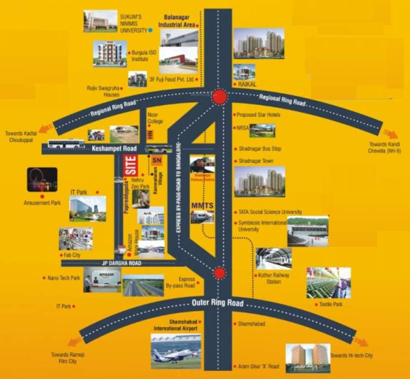  simhapuri Location Plan