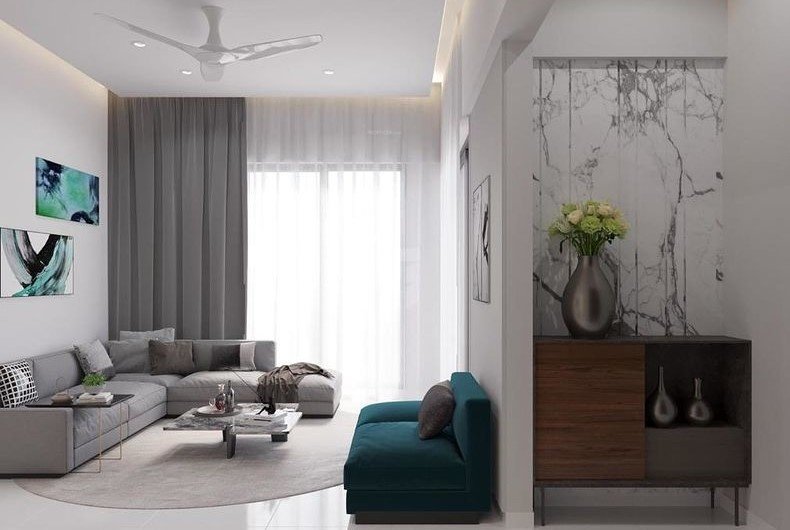  city one square Living Area