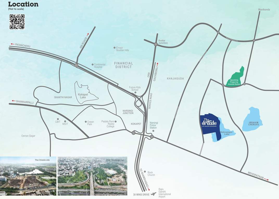  the drizzle Location Plan