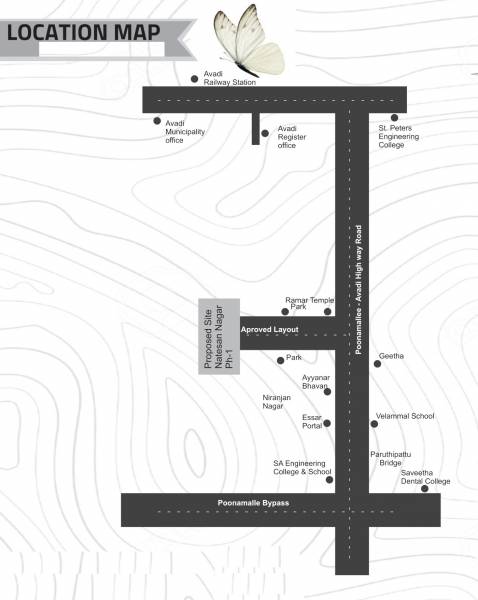  natesan-nagar-phase-1 Location Plan