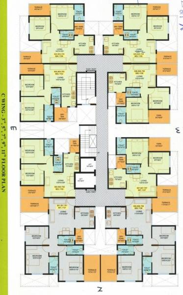  nirvana-beyond-wing-c-and-d Wing C Cluster Plan