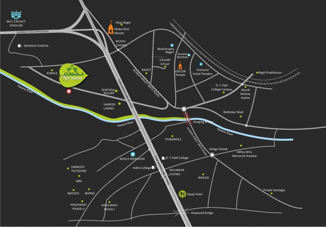  nirvana beyond wing c and d Location Plan
