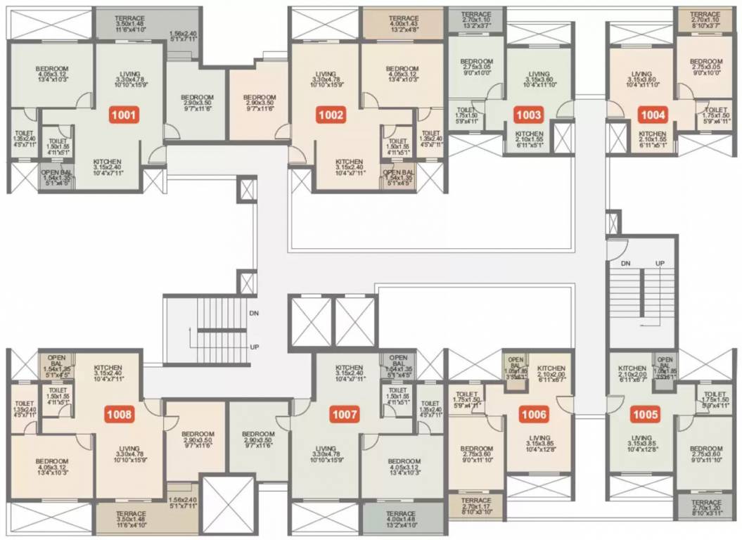 ananta Dummy Tower Cluster Plan for 10th Floor