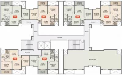 Dummy Tower Cluster Plan for 7th Floor ananta Dummy Tower Cluster Plan for 7th Floor