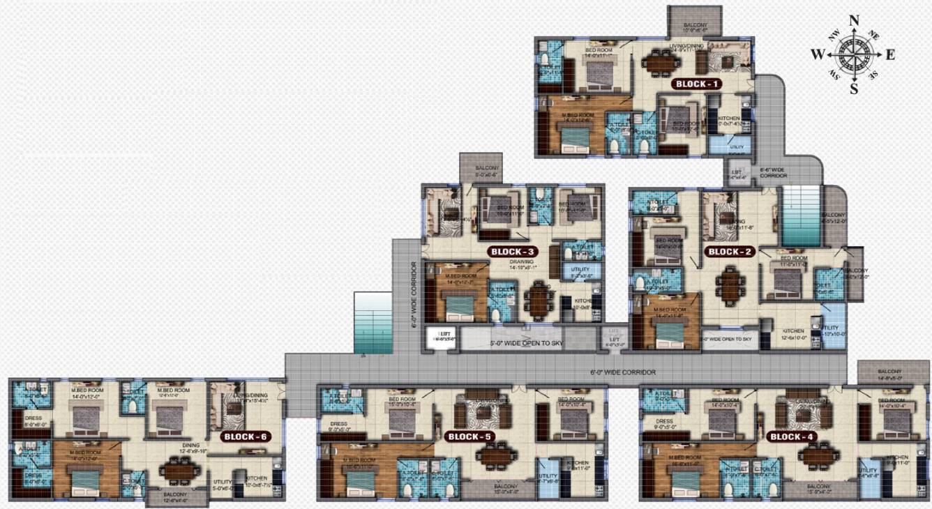  grand harmony Grand Harmony Typical Cluster Plan