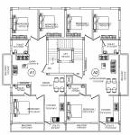Riviera Cluster Plan from 1st to 3rd Floor riviera Riviera Cluster Plan from 1st to 3rd Floor