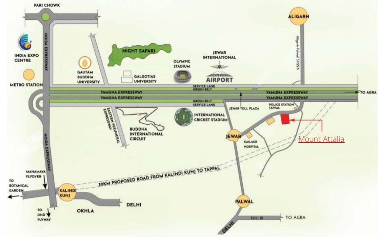 mount attalia Location Plan