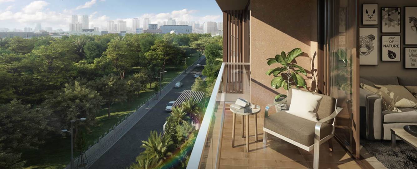 vienta tower a Balcony