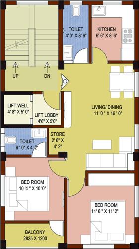  honest-home Honest Home Cluster Plan from 1st to 4th Floor