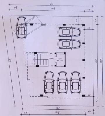  devis-shanmuga-flats Devis Shanmuga Flats Cluster Plan For Stilt Floor