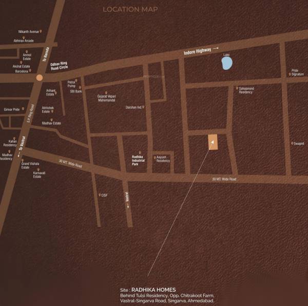  radhika-homes Location Plan