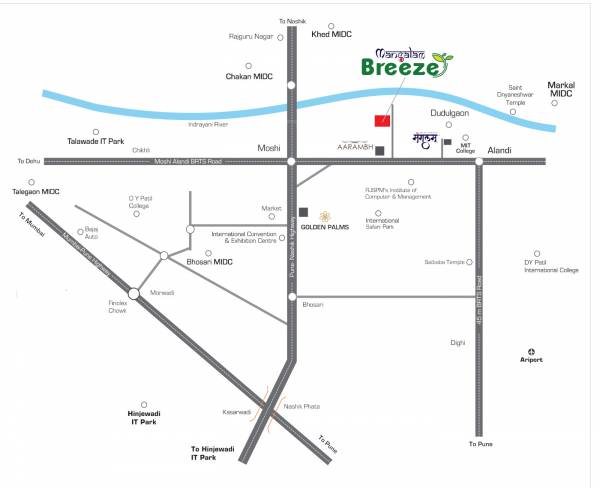  mangalam-breeze Location Plan