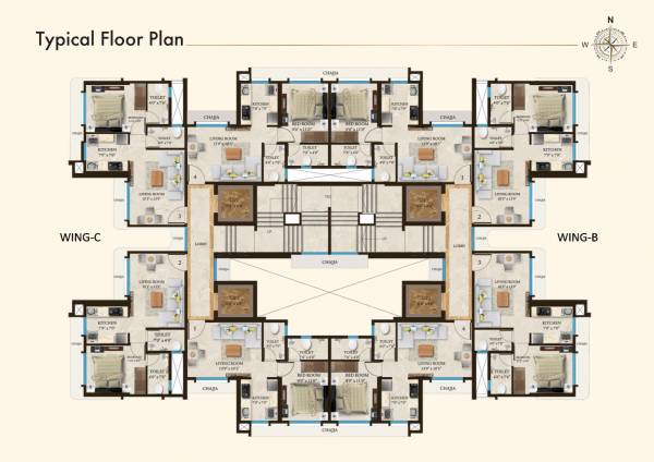 western-heights-cts-394 Wing A Cluster Plan
