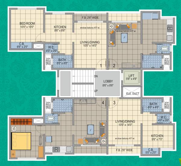  samruddhi-residency B2 Cluster Plan
