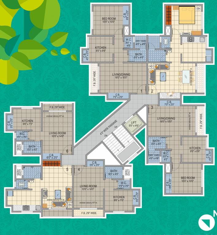  samruddhi residency B3 Cluster Plan