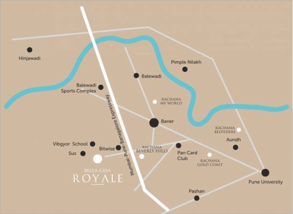  bella-casa-tower-a Location Plan