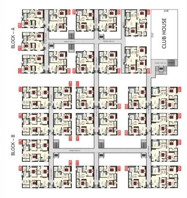  aavasa SSK Aavasa Cluster Plan from 1st to 5th Floor