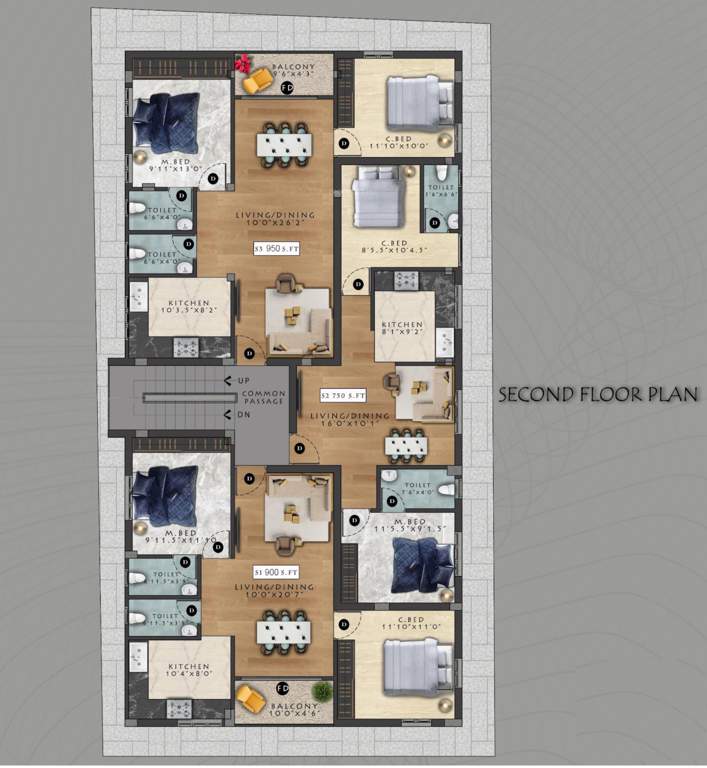 venus Viva Venus Cluster Plan for 2nd Floor
