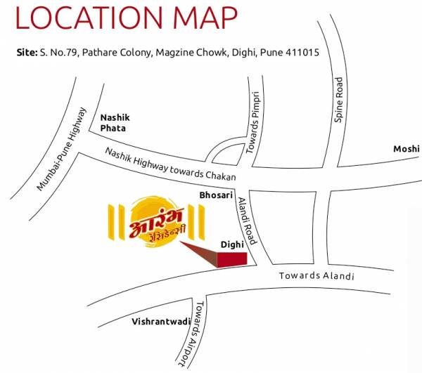  aarambh-residency Location Plan