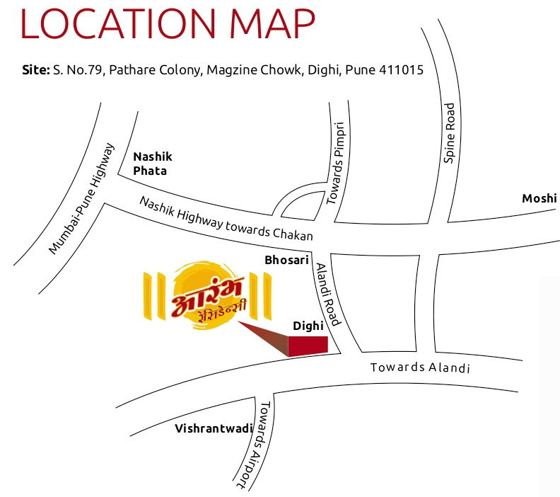  aarambh residency Location Plan