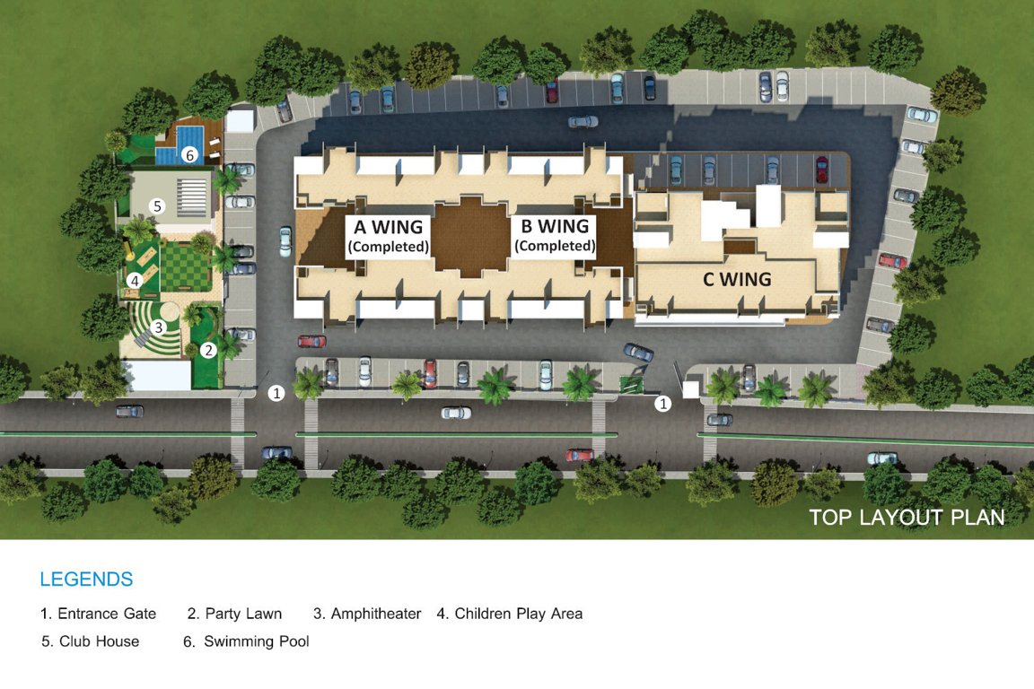  belleza c wing Layout Plan