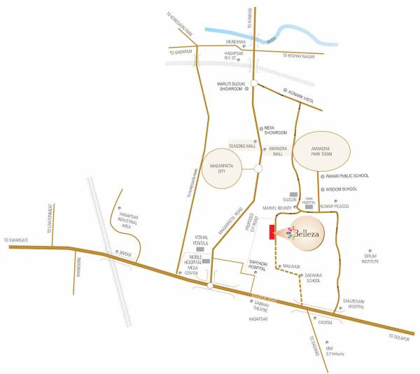  belleza-c-wing Location Plan