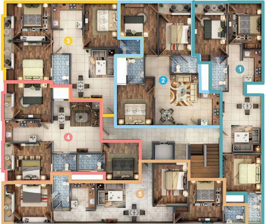  serene avenue Serene Avenue Cluster Plan From 1st To 4th Floor