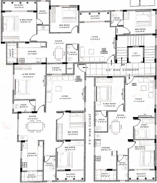  epitome Opera Epitome Cluster Plan from ground to 3rd Floor