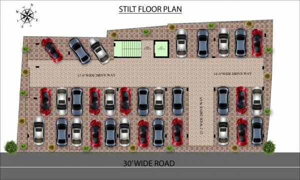  homes United Homes Stilt Cluster Plan