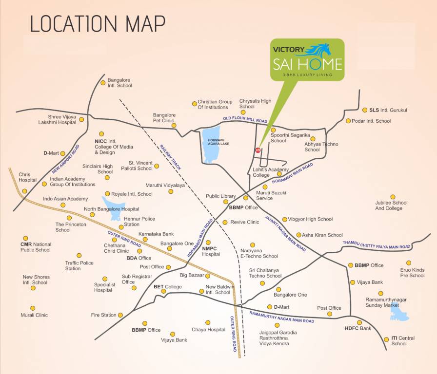  sai homes Location Plan
