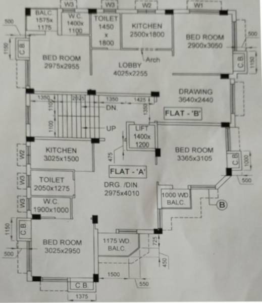  phoenix-apartment Phoenix Apartment Cluster Plan from 1st to 3rd Floor