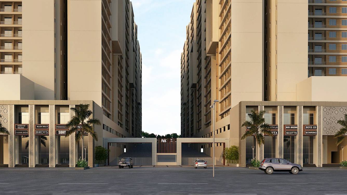  gg town wagholi phase b building 8 and 9 Elevation