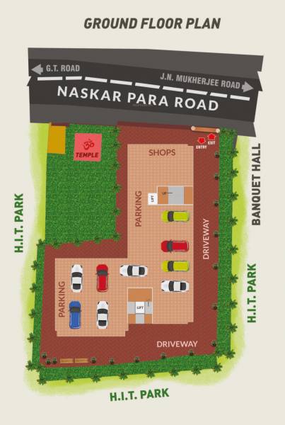  heights Heights Cluster Plan For Ground Floor