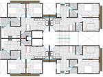 Block F And Block G Cluster Plan from 1st to 7th Floor shree-lakshminarayan-residency-phase-2 Block F And Block G Cluster Plan from 1st to 7th Floor