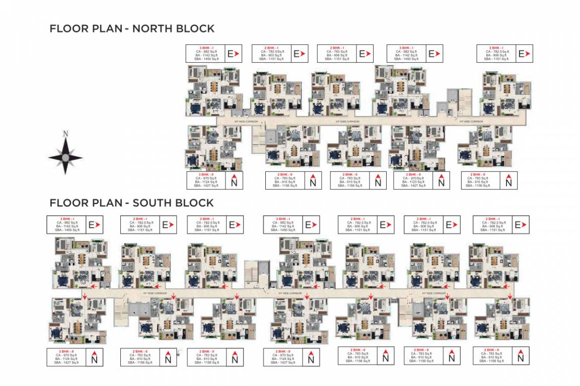  water edge North Block Cluster Plan
