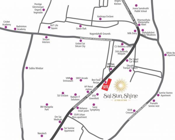  shree-sai-sunshine Location Plan