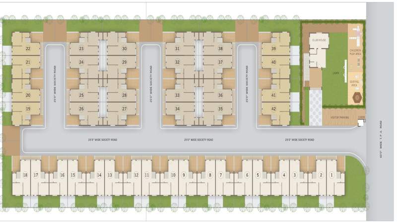  shree rang residency Layout Plan