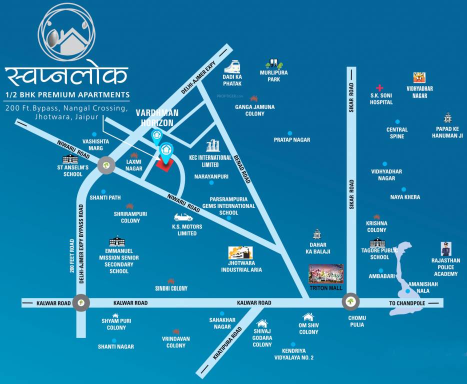  swapnlok Location Plan