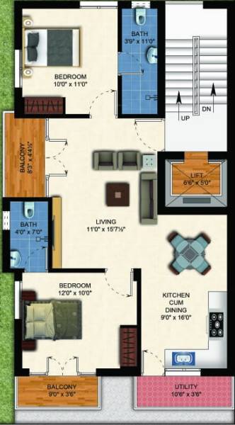  dakshin Dakshin Cluster Plan From 1st To 3rd Floor