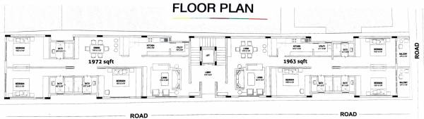  soni-novel Novel Cluster Plan For Typical Floor