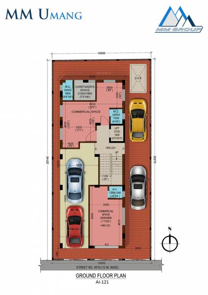  umang Umang Cluster Plan For Ground Floor