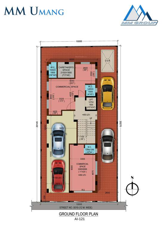  umang Umang Cluster Plan For Ground Floor