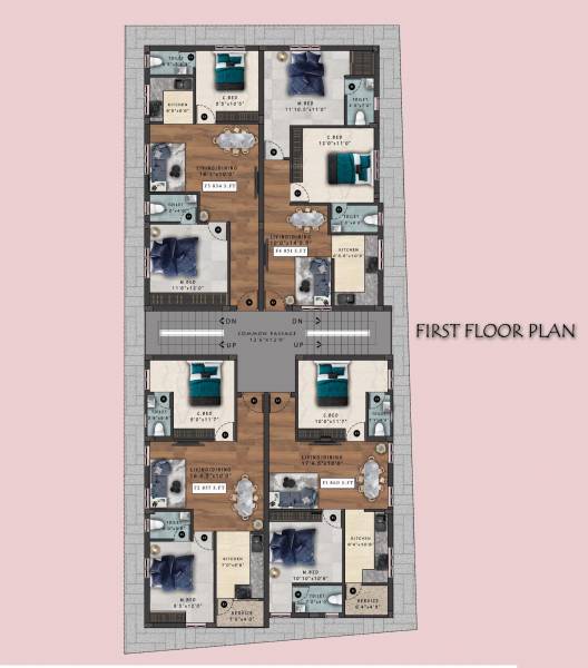  vriksha Viva Vriksha Cluster Plan for 1st Floor
