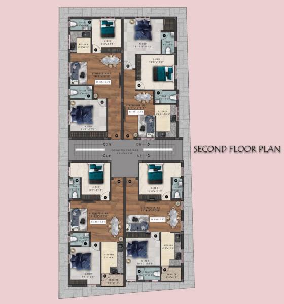  vriksha Viva Vriksha Cluster Plan for 2nd Floor
