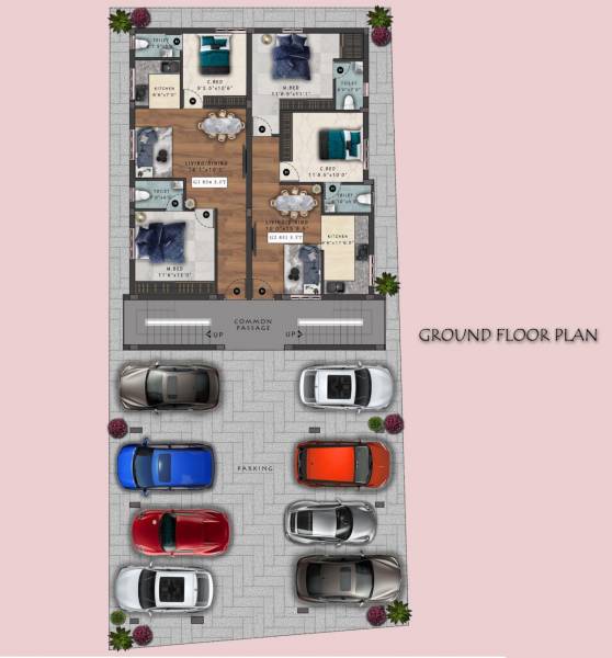  vriksha Viva Vriksha Cluster Plan for ground Floor