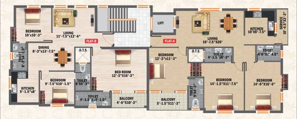  suraksha Suraksha Cluster Plan From 1st to 4th Floor